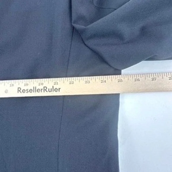 Brooks Mens 50L Blazer Jacket Suit Sport Coat Navy Blue Stretch Three Button - Picture 16 of 16